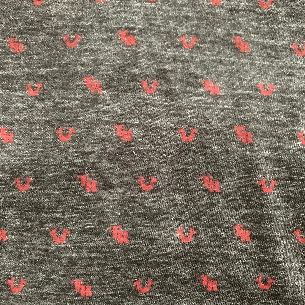 True Religion logo print all over T-shirt